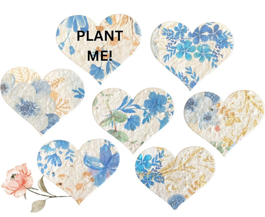 2 x Blue Seed Paper