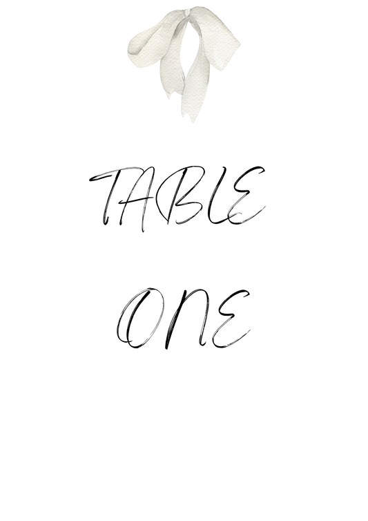 Bow Table Sign's DD