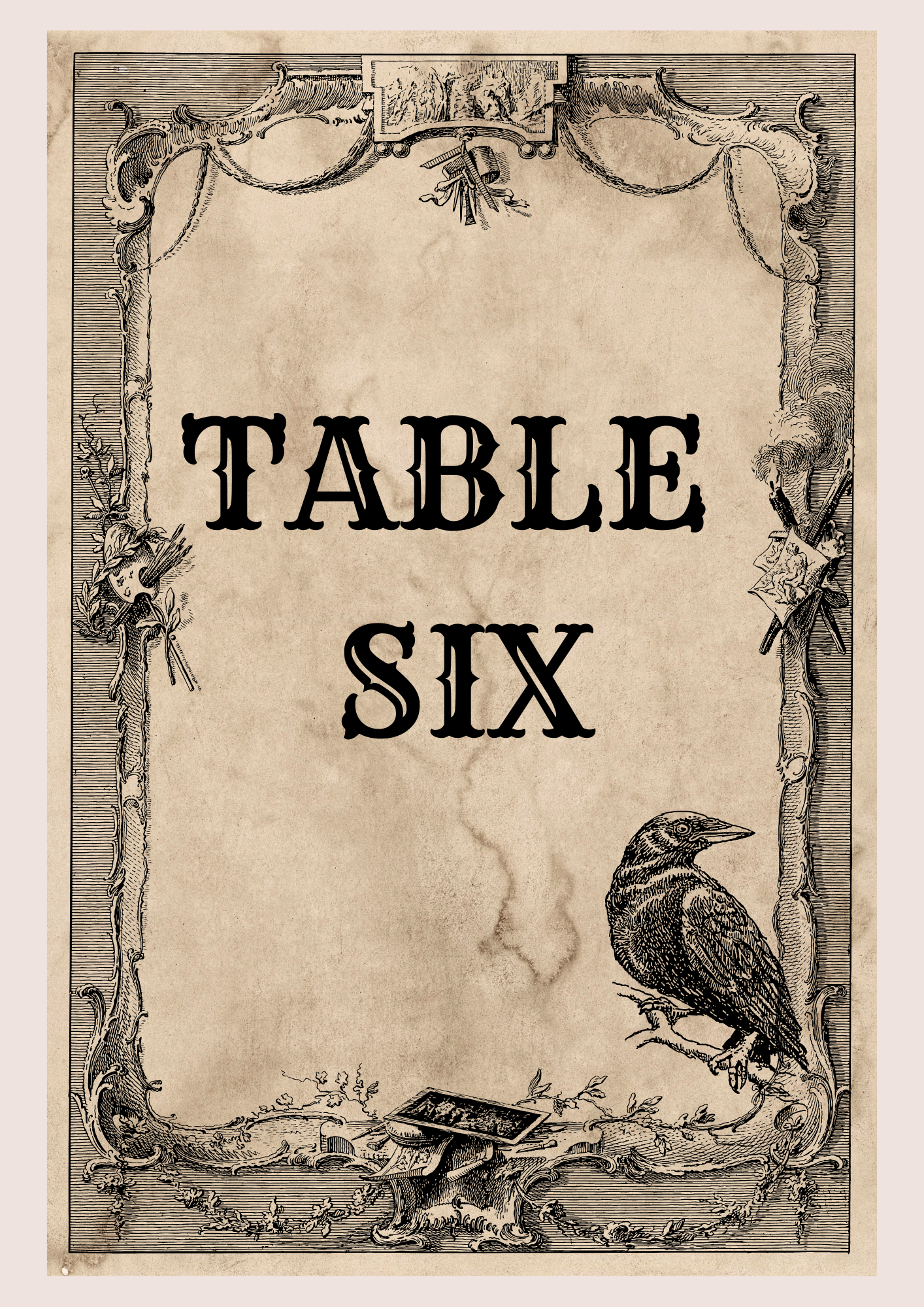 Gothic Table Sign's